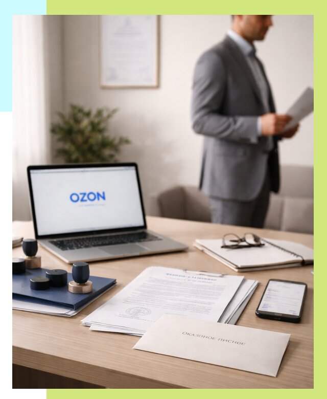 Отказное письмо для Ozon в Костомукше от 3571 р. | Сертэкс